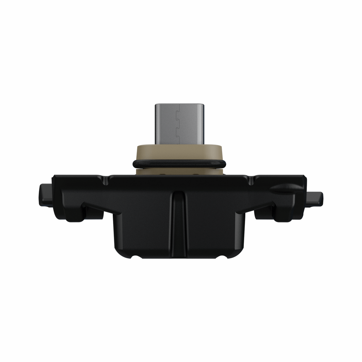 Eine 3D-Illustration von einem aiShell™ Car Cradle Connector USB-C