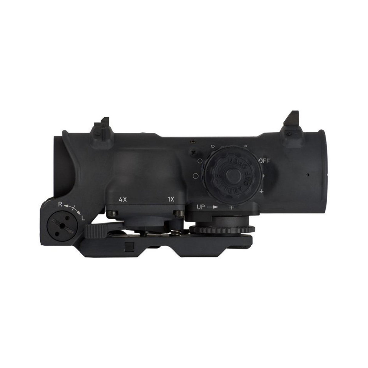 Seitenansicht von einem schwarzen ELCAN