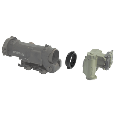 Adapter mit TILO Waermebildgeraet und ELCAN Specter Zielfernrohr