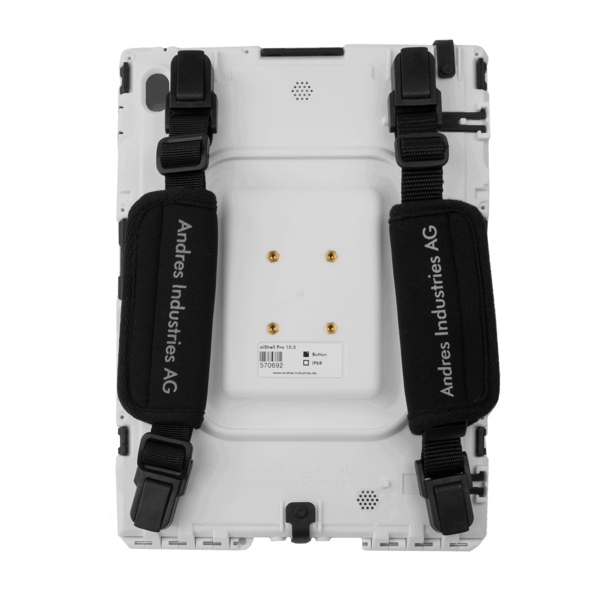 Ein Foto von zwei Shell handstrap für die Rückseite