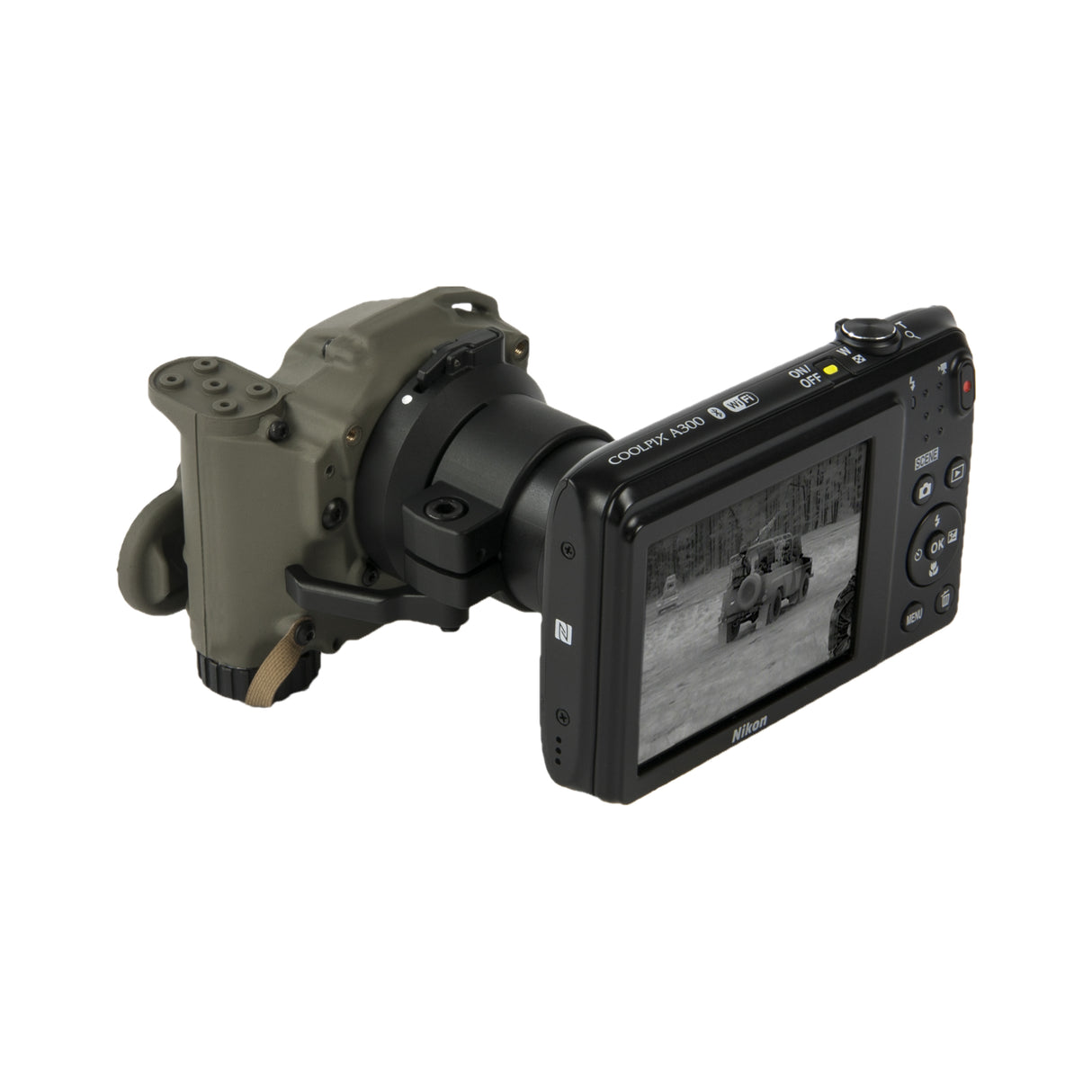 Ein Foto von einer TILO an der ein Videorekorder montiert ist.