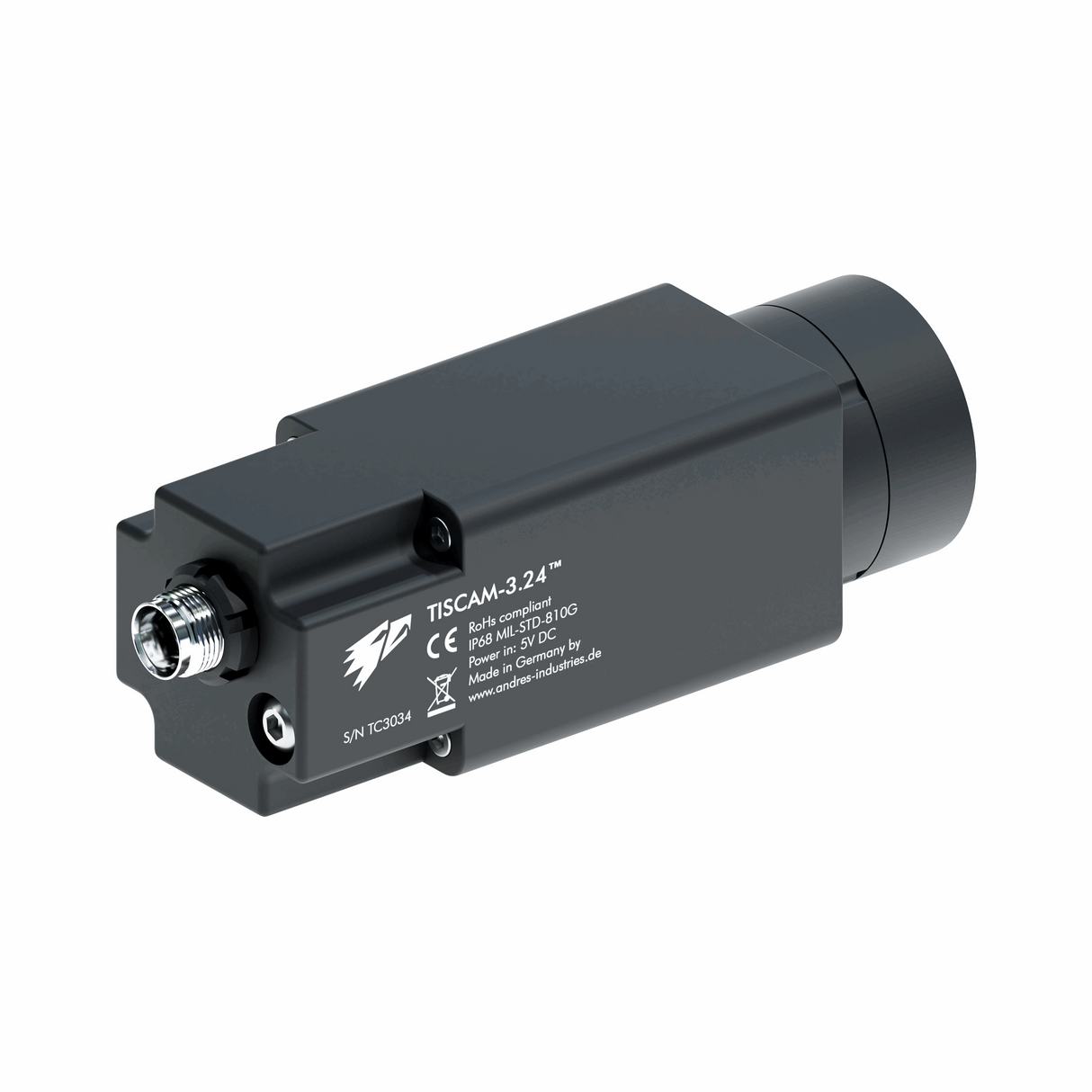 TISCAM -3.24 Waermebildkamera - Rueckansicht