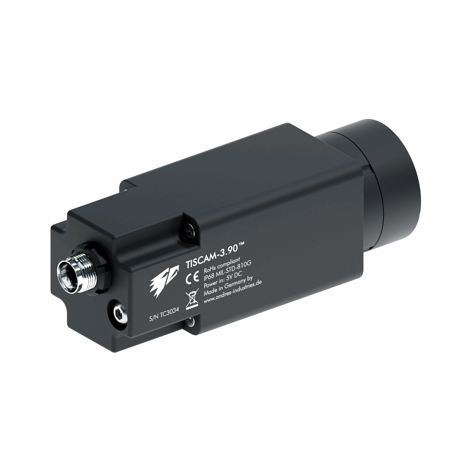 TISCAM-3.90 Waermebildkamera - Rueckansicht