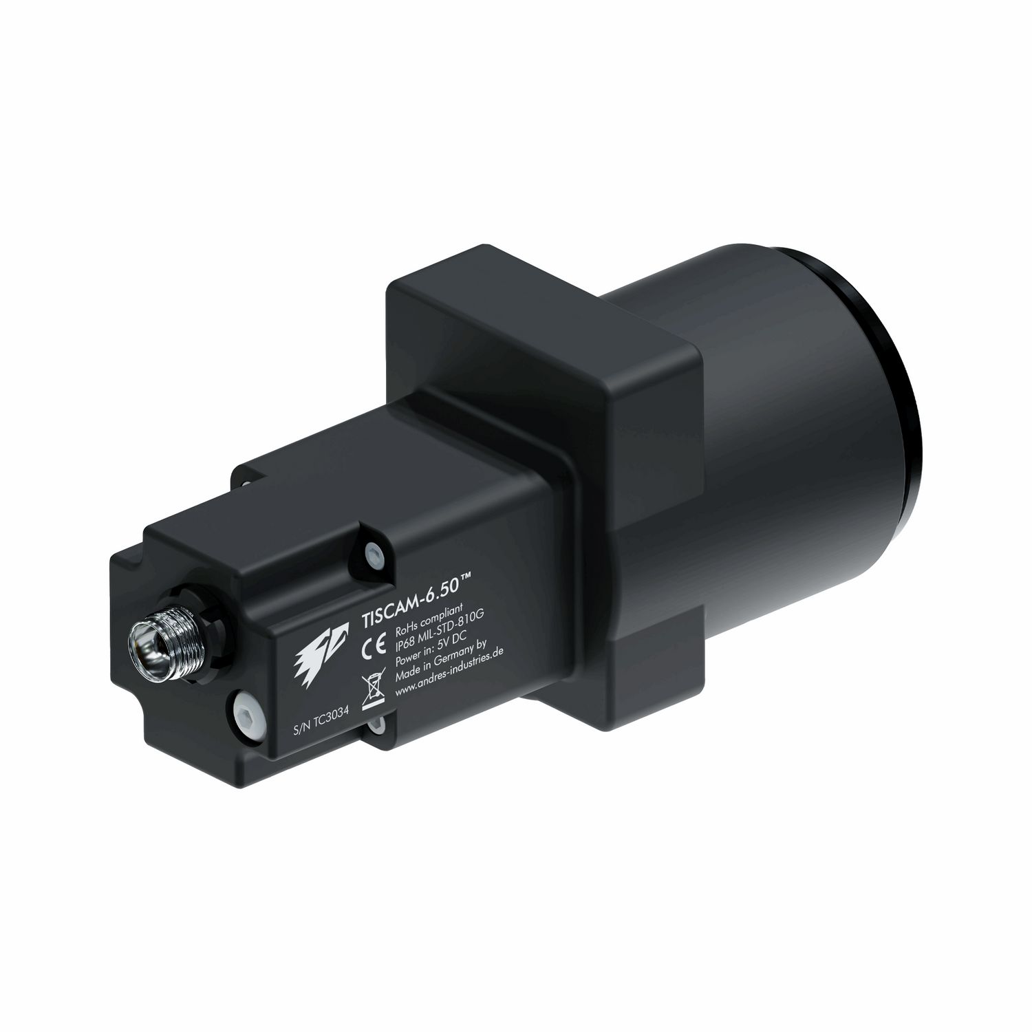 TISCAM-6.50 Waermebildkamera - Rueckansicht