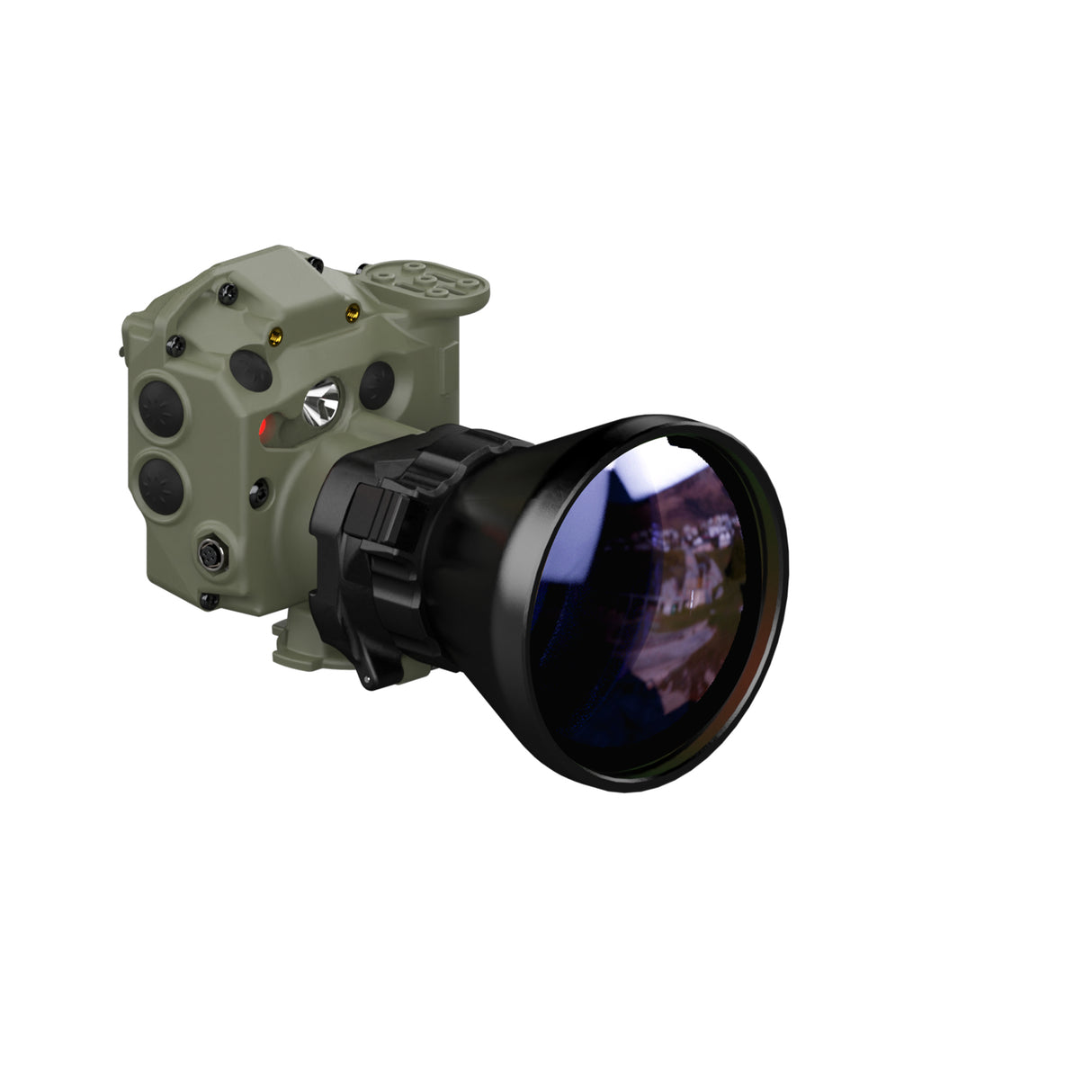 Vorsatzlinse an Tilo Waermebildbrille