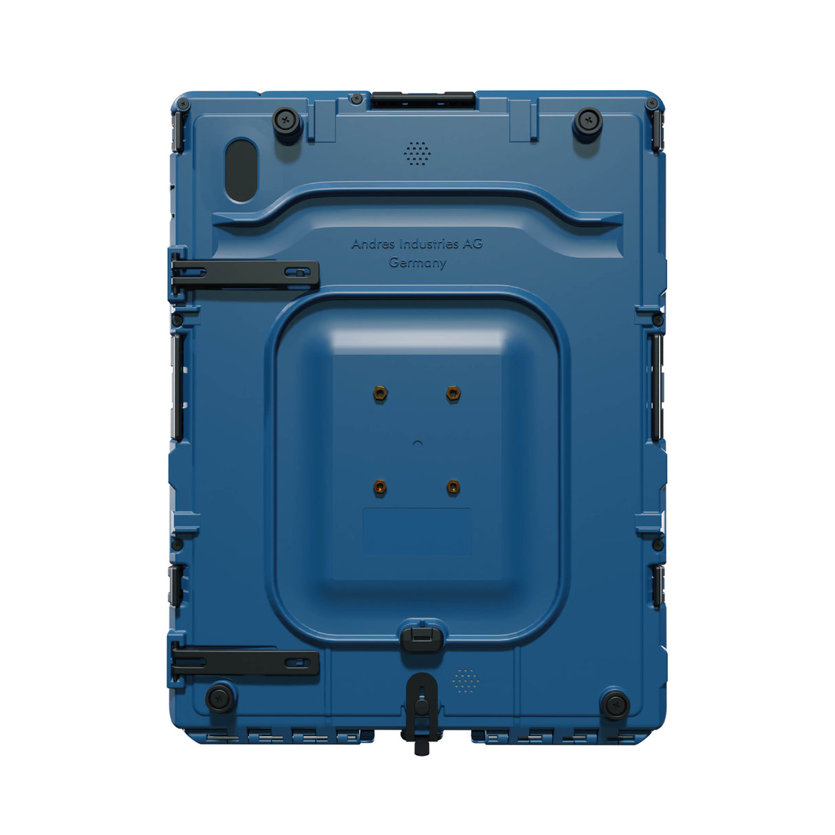 Das aiShell 10.9 in der Farbe Blau von hinten.