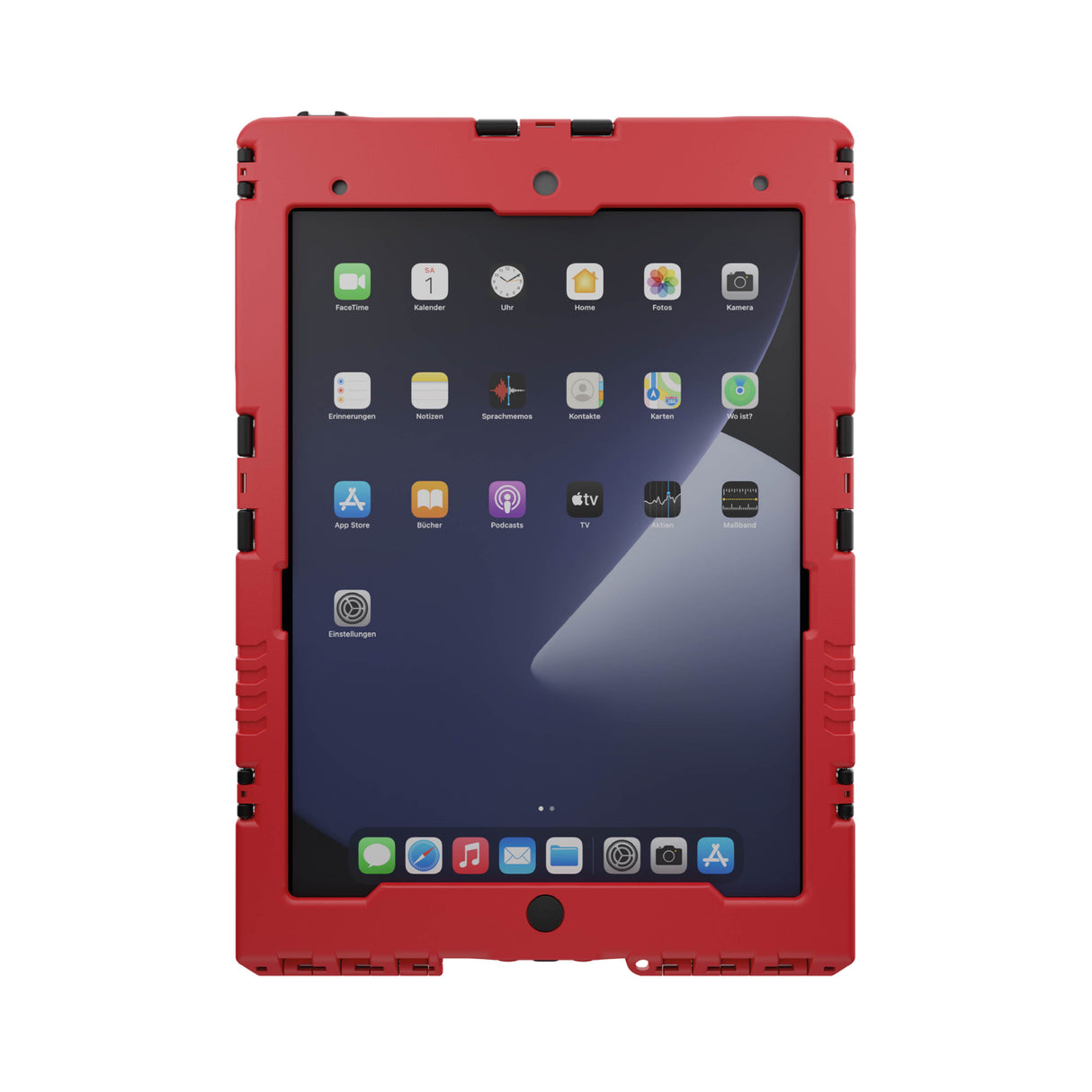 Das aiShell 10 in der Farbe Rot von vorne.