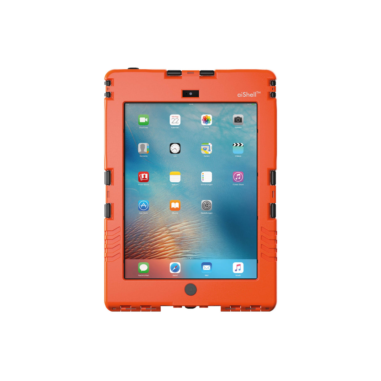 Das aiShell mini + in der Farbe Rot von vorne.