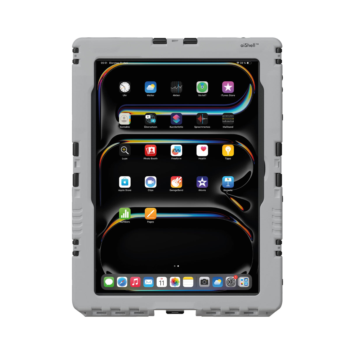 Das aiShell Pro 11 in der Farbe Weiß von vorne.