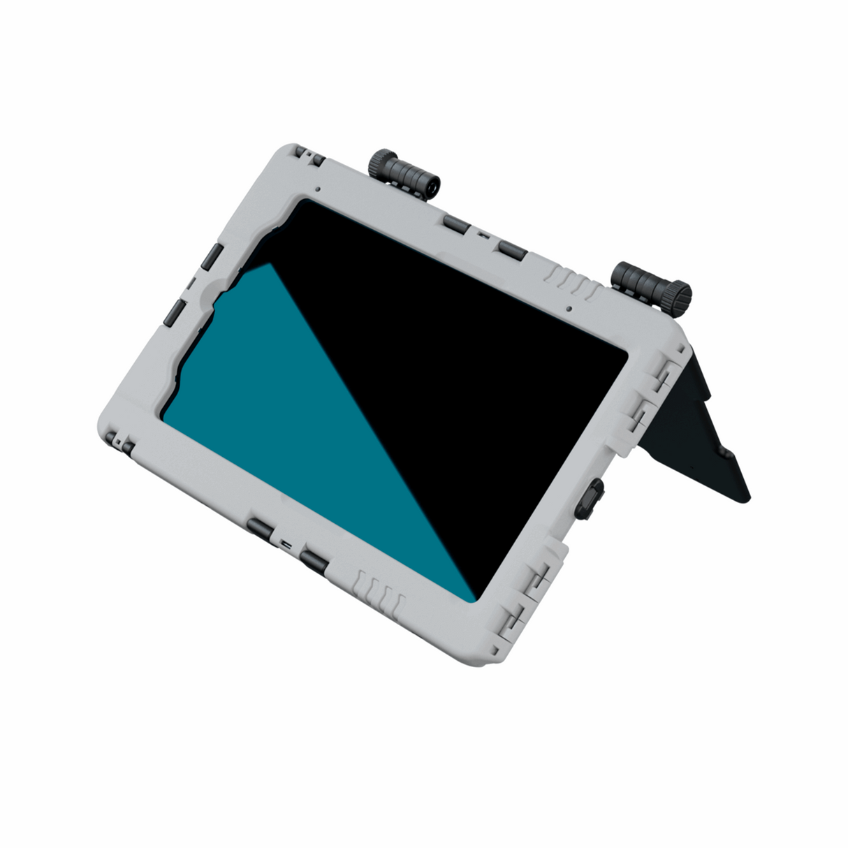 Eine 3D-Illustration von einem aiShell™ Sunshade nach hinten geklappt