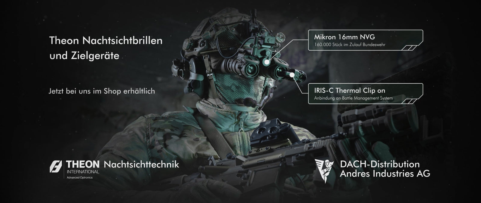 Andres Industries übernimmt den Behördenvertrieb für Nachtsichtprodukte von Theon Sensors