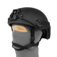 Puppenkopf mit FAST-Helm - Ansicht schraeg