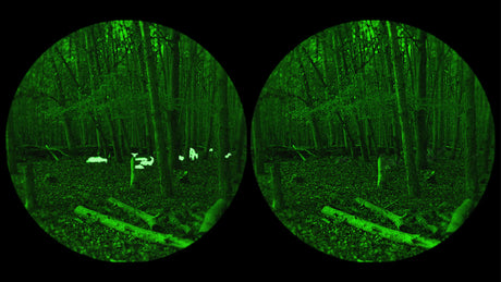 Vergleich zwischen zwei Bildern, einmal mit Wärmebild und einmal ohne