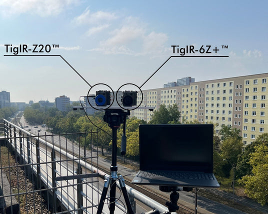 Versuchsaufbau TigIR-Z20 und 6Z+