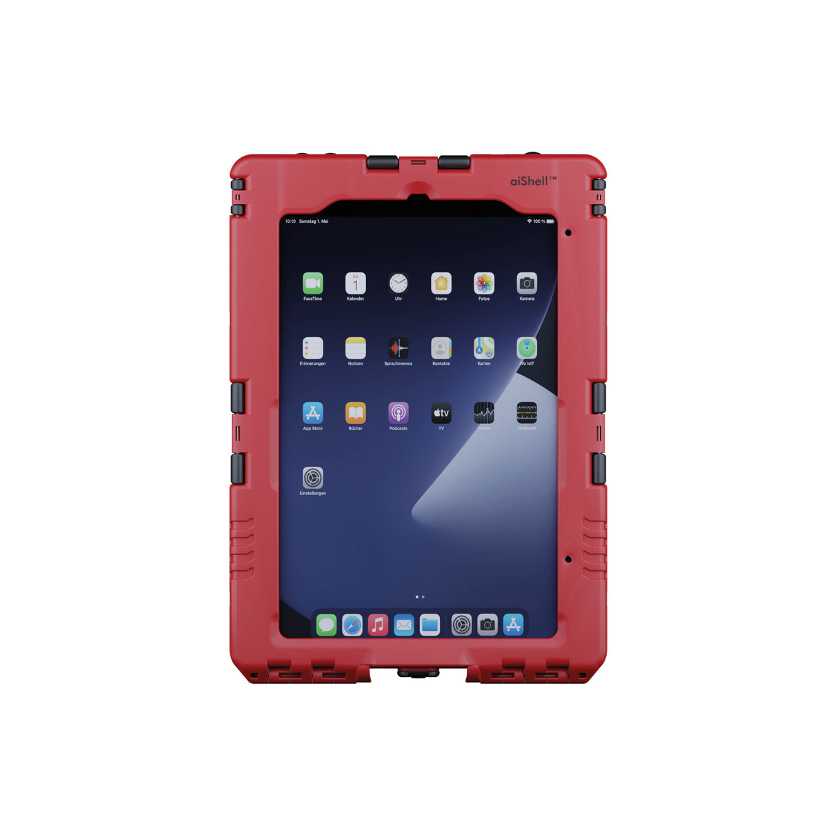 Das aiShell mini 5 in der Farbe Rot von vorne.